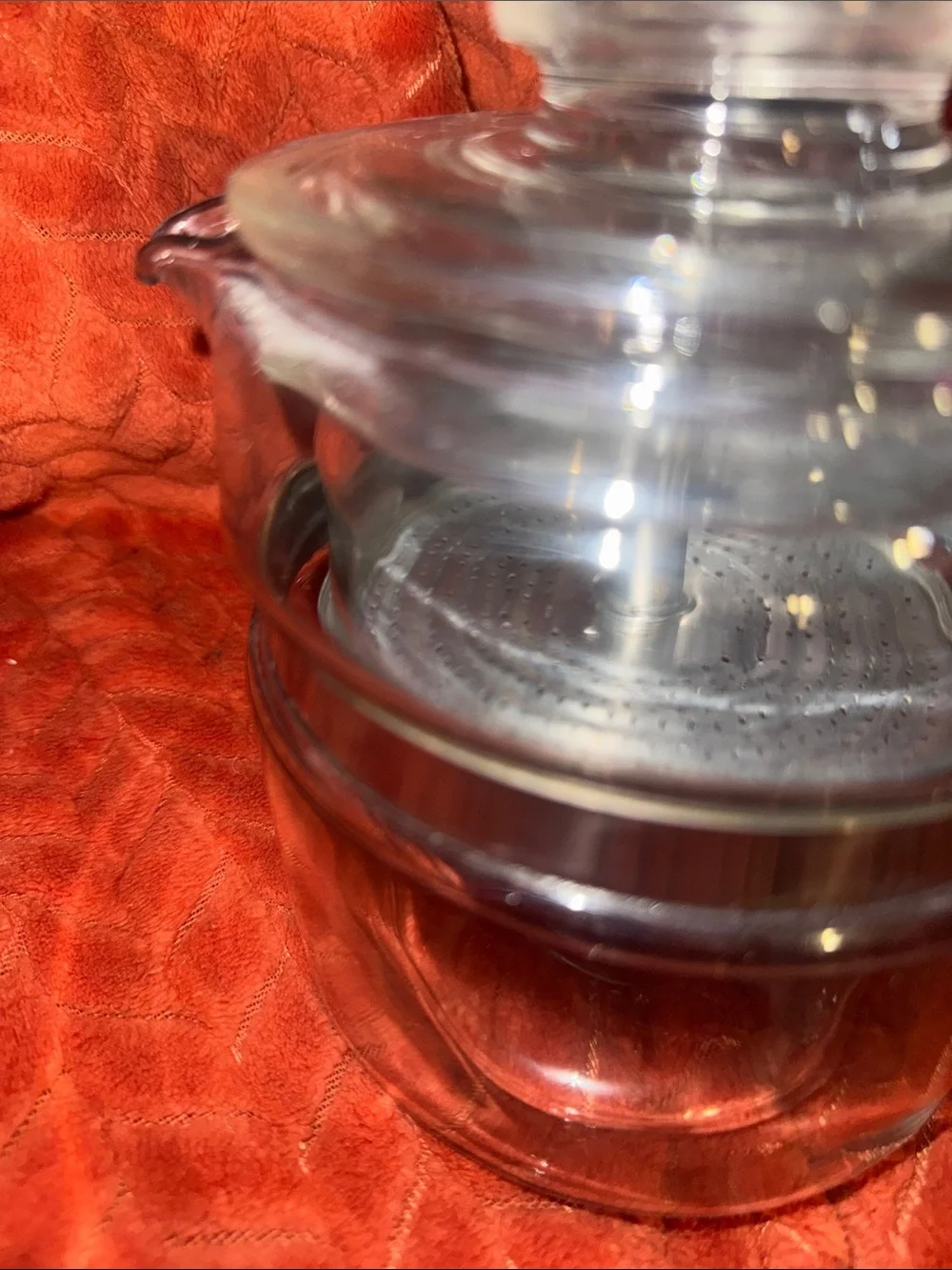 Vintage Complete Pyrex Flameware Glass Stovetop Coffee Percolator (Made in USA)
